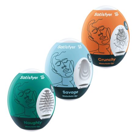 Satisfyer Egg NSC - tojás maszturbátor szett (3db)
