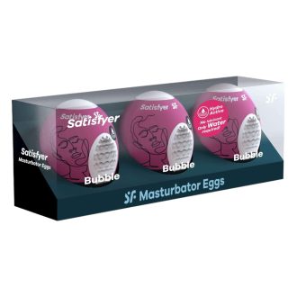 Satisfyer Egg Bubble - tojás maszturbátor (3db)