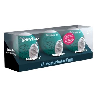Satisfyer Egg Naughty - tojás maszturbátor szett (3db)