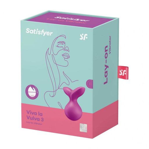 Satisfyer Viva la Vulva 3 - csikló vibrátor (viola)
