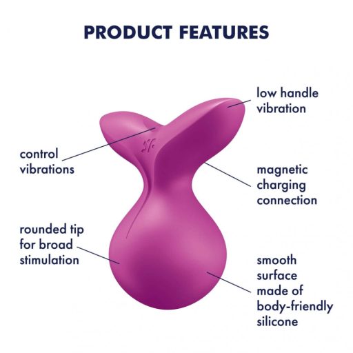 Satisfyer Viva la Vulva 3 - csikló vibrátor (viola)