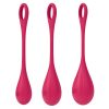 Satisfyer Yoni Power 1 - gésagolyó szett - piros (3 részes) Satisfyer Yoni Power 1 - gésagolyó szett - piros (3 részes)