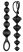 Satisfyer Love Beads - gyöngyös anál dildó szett (fekete)
