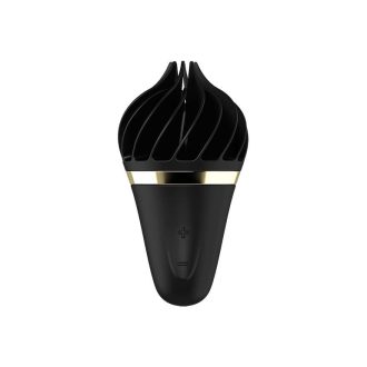   Satisfyer Sweet Treat - akkus, forgó csikló vibrátor, csiklóizgató (fekete)