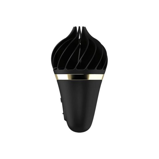 Satisfyer Sweet Treat - akkus, forgó csikló vibrátor, csiklóizgató (fekete)