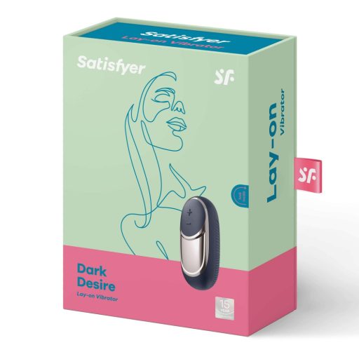 Satisfyer Dark Desire - akkus csikló vibrátor (fekete)