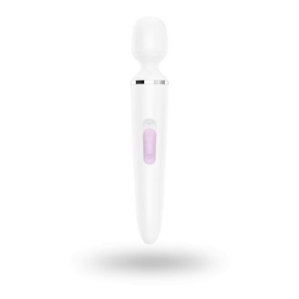   Satisfyer Wand-er Woman - vízálló masszírozó vibrátor (fehér)