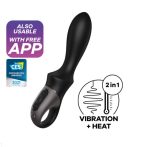   Satisfyer Heat Climax - okos, melegítő análvibrátor (fekete)