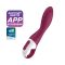 Satisfyer Heated Thrill – App-vezérelt melegítő vibrátor (piros)