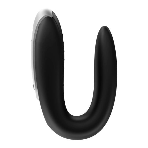 Satisfyer Double Fun - okos, vízálló párvibrátor (fekete)