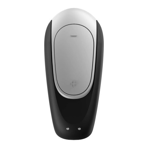Satisfyer Double Fun - okos, vízálló párvibrátor (fekete)