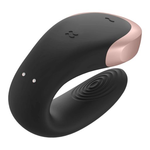 Satisfyer Double Love - App- és távirányítós párvibrátor (fekete)