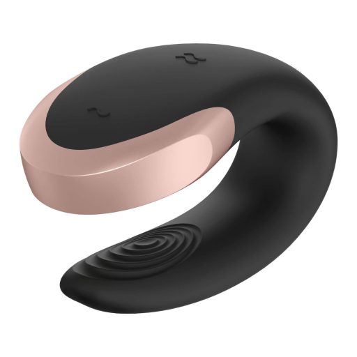 Satisfyer Double Love - App- és távirányítós párvibrátor (fekete)