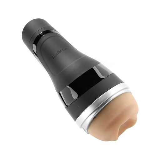 Satisfyer Men Classic - manuális szívó maszturbátor (ezüst)