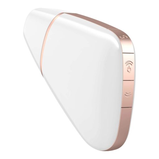 Satisfyer Love Triangle – App-vezérelt léghullámos csiklóizgató (fehér)