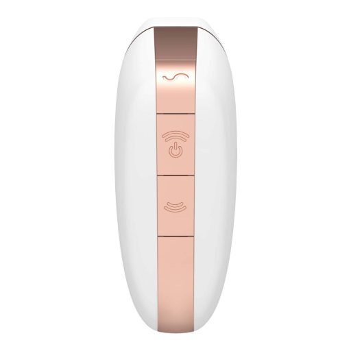 Satisfyer Love Triangle – App-vezérelt léghullámos csiklóizgató (fehér)