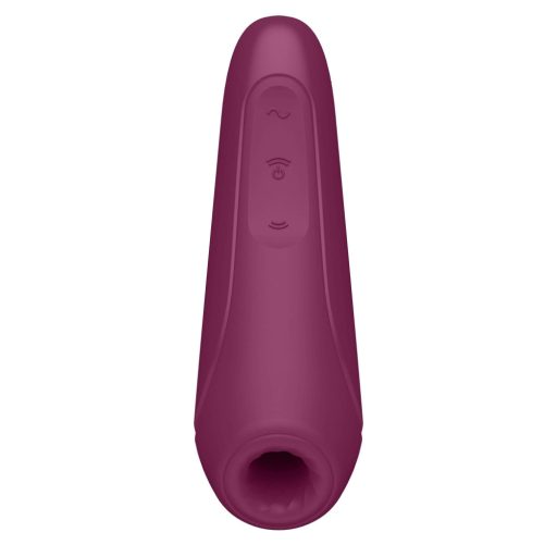 Satisfyer Curvy 1+ - okos léghullámos csiklóizgató (piros)