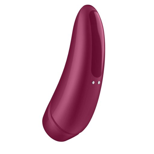 Satisfyer Curvy 1+ - okos léghullámos csiklóizgató (piros)