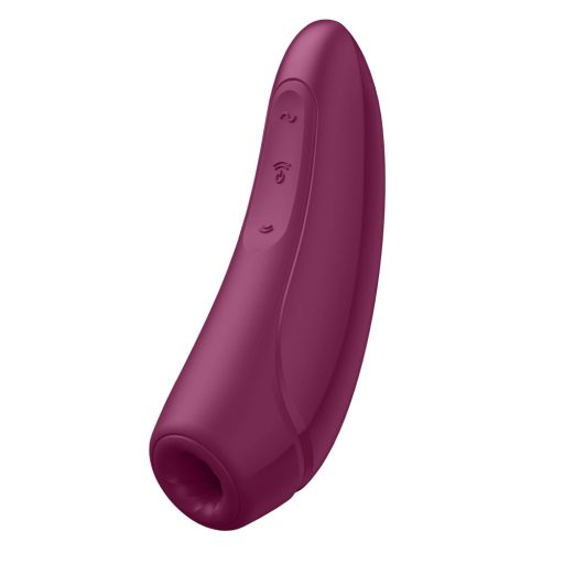 Satisfyer Curvy 1+ - okos léghullámos csiklóizgató (piros)