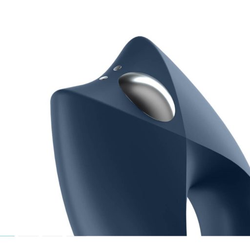 Satisfyer Royal One - okos vibrációs péniszgyűrű (kék)