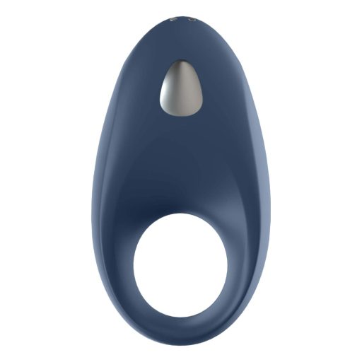 Satisfyer Mighty One - App-vezérelt vibrációs péniszgyűrű (kék)