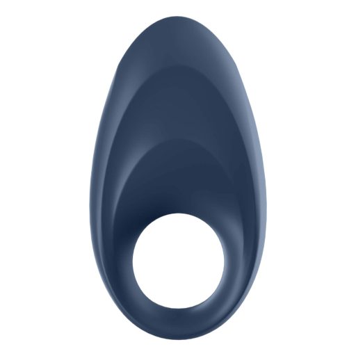 Satisfyer Mighty One - App-vezérelt vibrációs péniszgyűrű (kék)