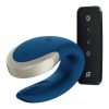 Satisfyer Double Love - okos párvibrátor (kék) Satisfyer Double Love - okos párvibrátor (kék)