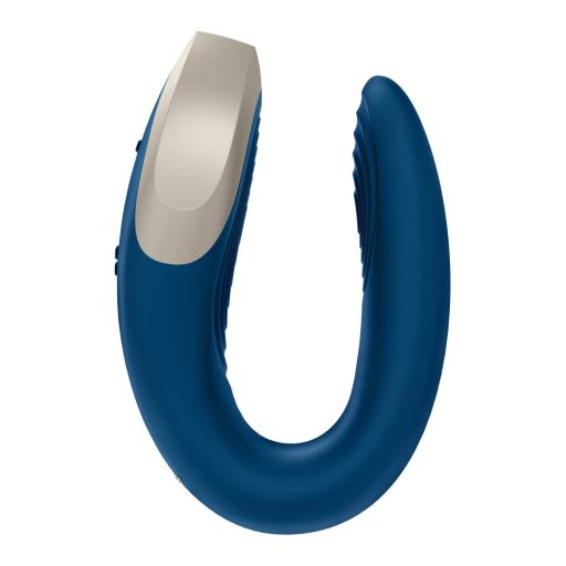 Satisfyer Double Love - app-vezérelt párvibrátor (kék)