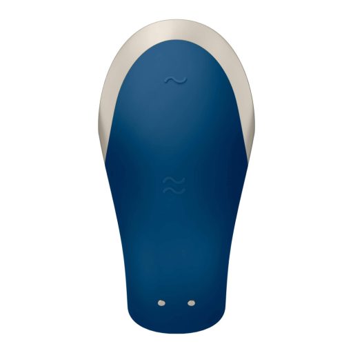 Satisfyer Double Love - app-vezérelt párvibrátor (kék)