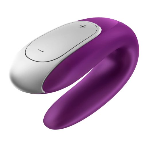 Satisfyer Double Fun - okos párvibrátor (lila)
