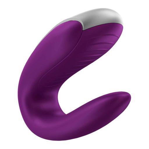 Satisfyer Double Fun - okos párvibrátor (lila)