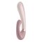 Satisfyer Heat Wave – App-vezérelt melegítő vibrátor (bézs)