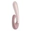 Satisfyer Heat Wave – App-vezérelt melegítő vibrátor (bézs)