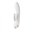 Satisfyer Double Flex - okos, csiklókaros vibrátor (fehér) Satisfyer Double Flex - okos, csiklókaros vibrátor (fehér)