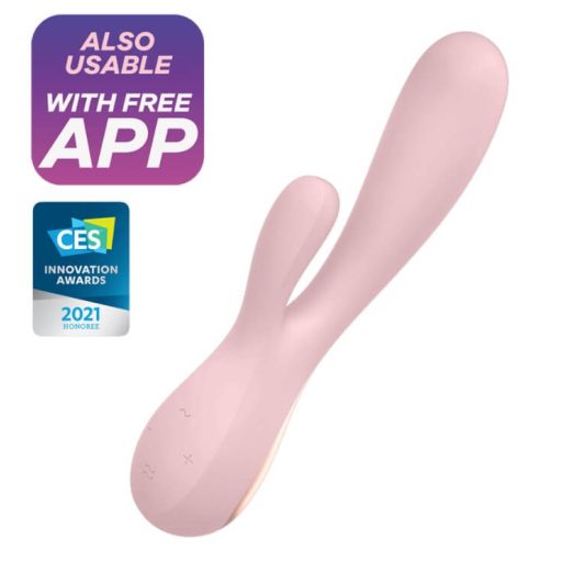 / Satisfyer Mono Flex - okos vízálló vibrátor (pink)