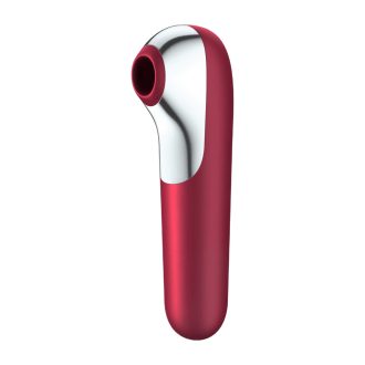   Satisfyer Dual Love - okos hüvelyi és csikló vibrátor (piros)
