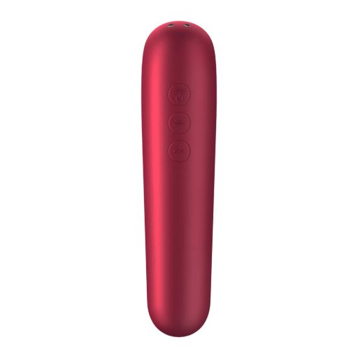 Satisfyer Dual Love - okos hüvelyi és csikló vibrátor (piros)
