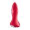 Satisfyer Rotator Plug 1 - gyöngyös anál vibrátor (piros)