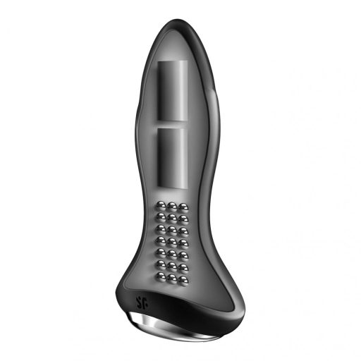 Satisfyer Rotator Plug 1 - gyöngyös anál vibrátor (fekete)