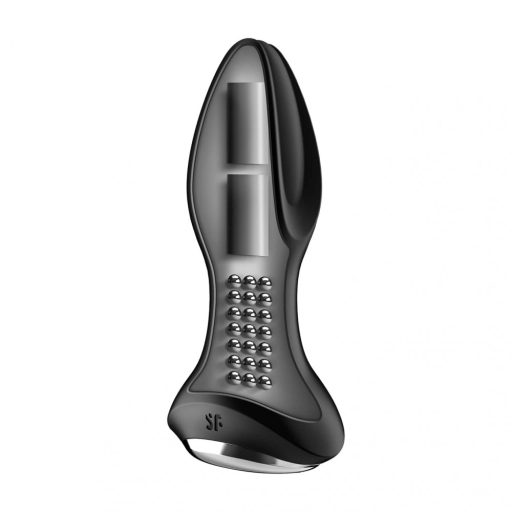 Satisfyer Rotator Plug 2 - gyöngyös anál vibrátor (fekete)
