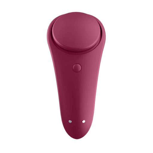 Satisfyer Sexy Secret - hordható App-vezérelt bugyi vibrátor (piros)