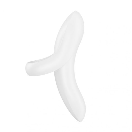 Satisfyer Bold Lover - akkus, vízálló ujj vibrátor (fehér)