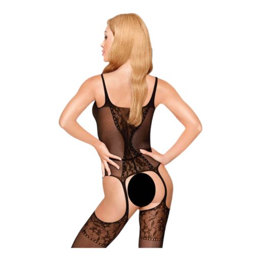 Penthouse Miss Curvy - csipkés necc szett (fekete)