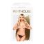 / Penthouse Hot Getaway - masnis, nyitott, csipke tanga (fekete)