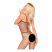 Penthouse Body Search - nyitott, necc overál (fekete)