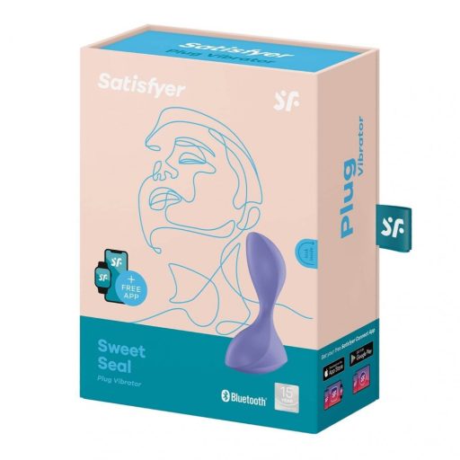 / Satisfyer Sweet Seal – App-vezérelt análvibrátor (lila)