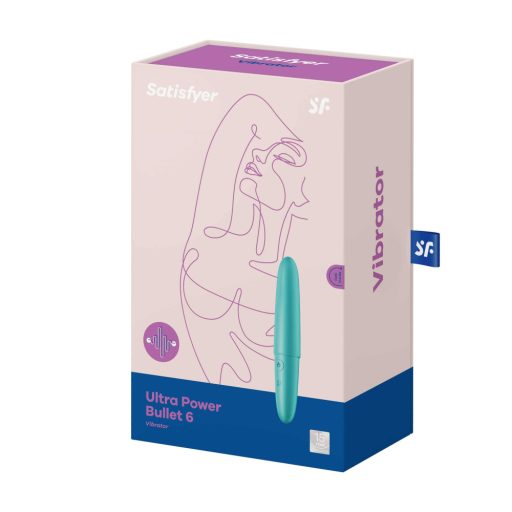 Satisfyer Ultra Power Bullet 6 - vízálló vibrátor (türkiz)