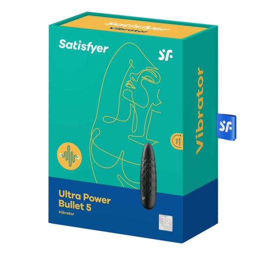Satisfyer Ultra Power Bullet 5 - vízálló vibrátor (fekete)