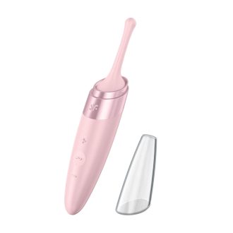   Satisfyer Twirling Delight - vízálló csikló vibrátor (pink)