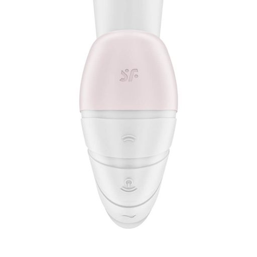 Satisfyer Supernova - akkus, léghullámos 2in1 vibrátor (fehér)